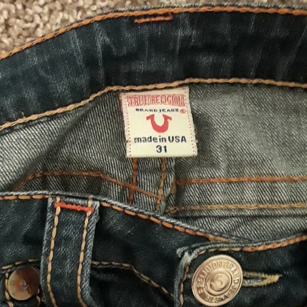 True Religion "Johnny Big T" Jeans 31w - Picture 3 of 4